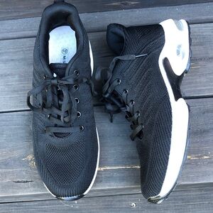 10 Mishansha Ladies Sneakers Black Air Sole Heel